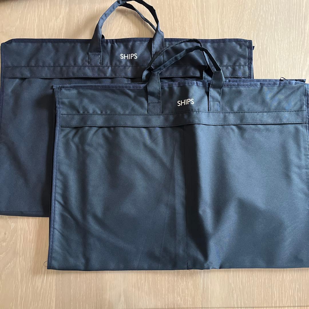 SHIPS any セットアップスーツ　ネイビー　グレー　2着セット