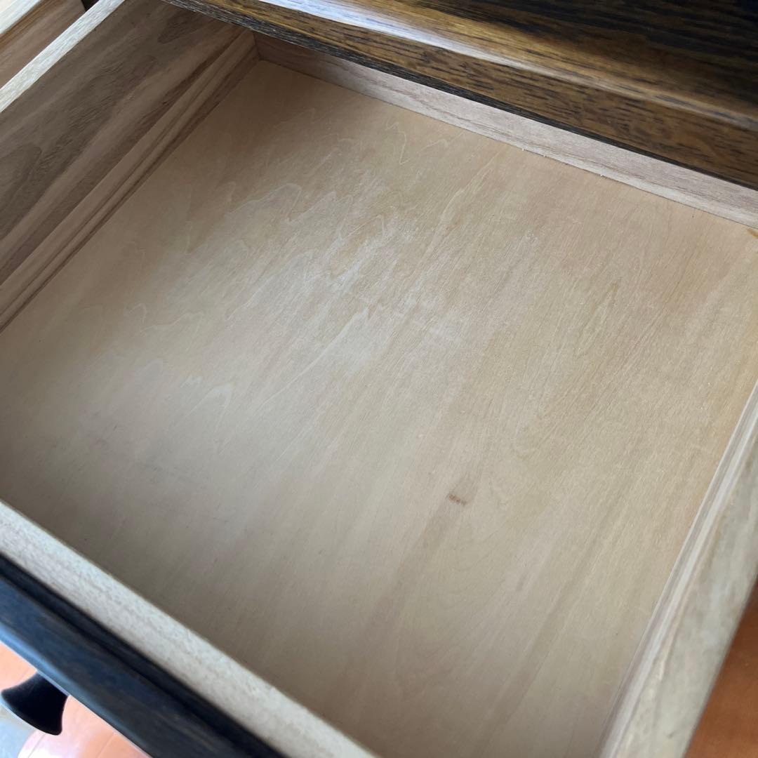 柏木工　ガラスキャビネット　アンティーク　店舗什器　楢材　食器棚