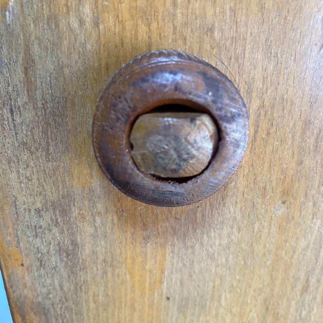 アンティーク オープンラック 本棚 木ネジ式 無垢材 透かし彫り z929