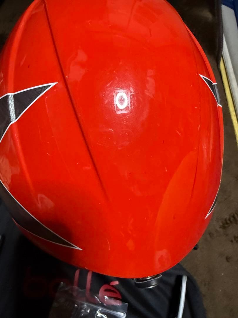 スキー　ヘルメット　58cmボレー SAJ FIS対応　チンガード　アルペン