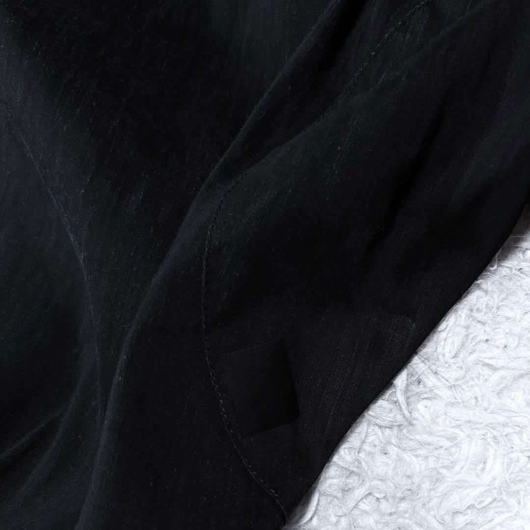 KLASICA クラシカ　ワイドサルエルパンツ　クロップド丈　ブラック　サイズ1