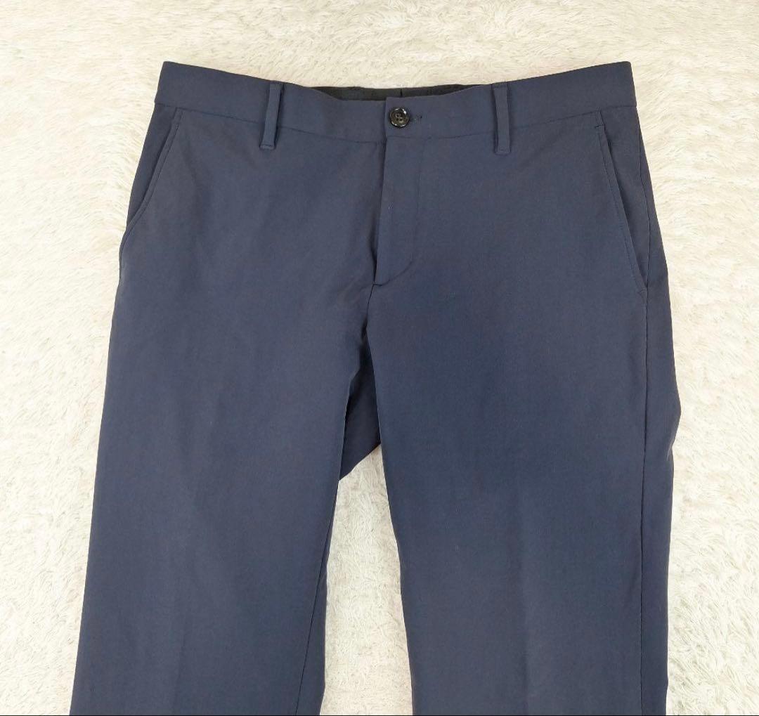 Theory　メンズ　ストレッチスーツ　セットアップ　ネイビー　XL　日本製