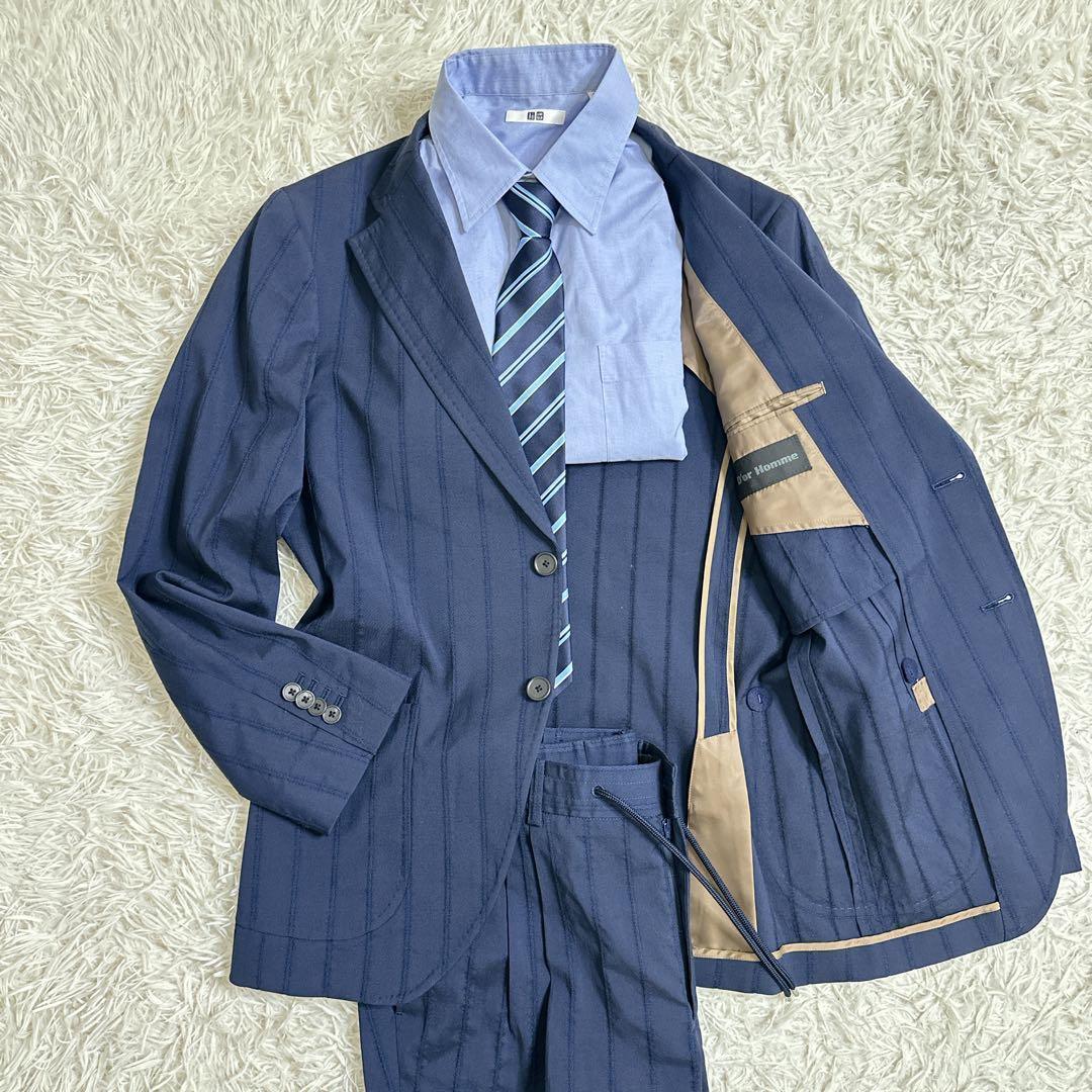 ✨高級✨　高身長　165 フォーマル　4点　卒業式　卒服　ネイビー　高級　男の子