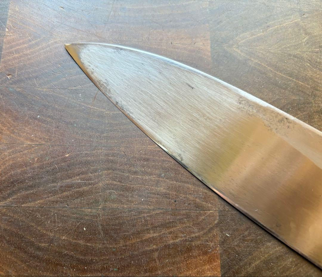 正本総本店　霞　玉白鋼　出刃　180mm 6寸　包丁　和包丁　本職　釣り