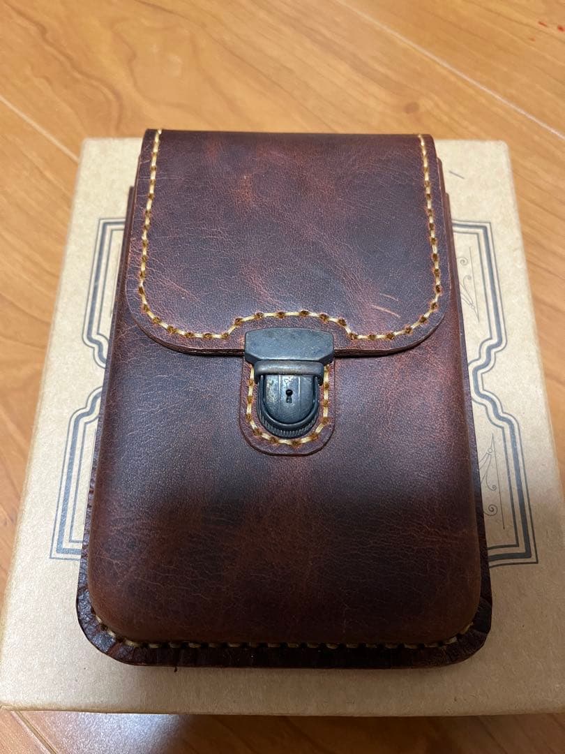 【新品未使用】ガレンレザーThe Old School 5本用レザーペンケース