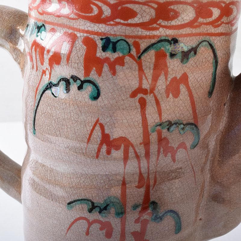 煎茶道具　赤絵　水注　時代箱　V　R8781