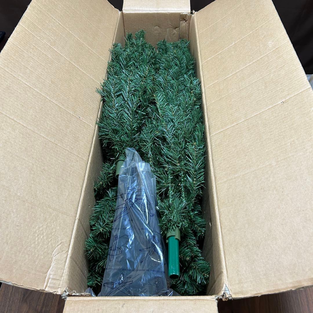 【ペジョ】クリスマスツリー 約210cmオーナメント付きセット