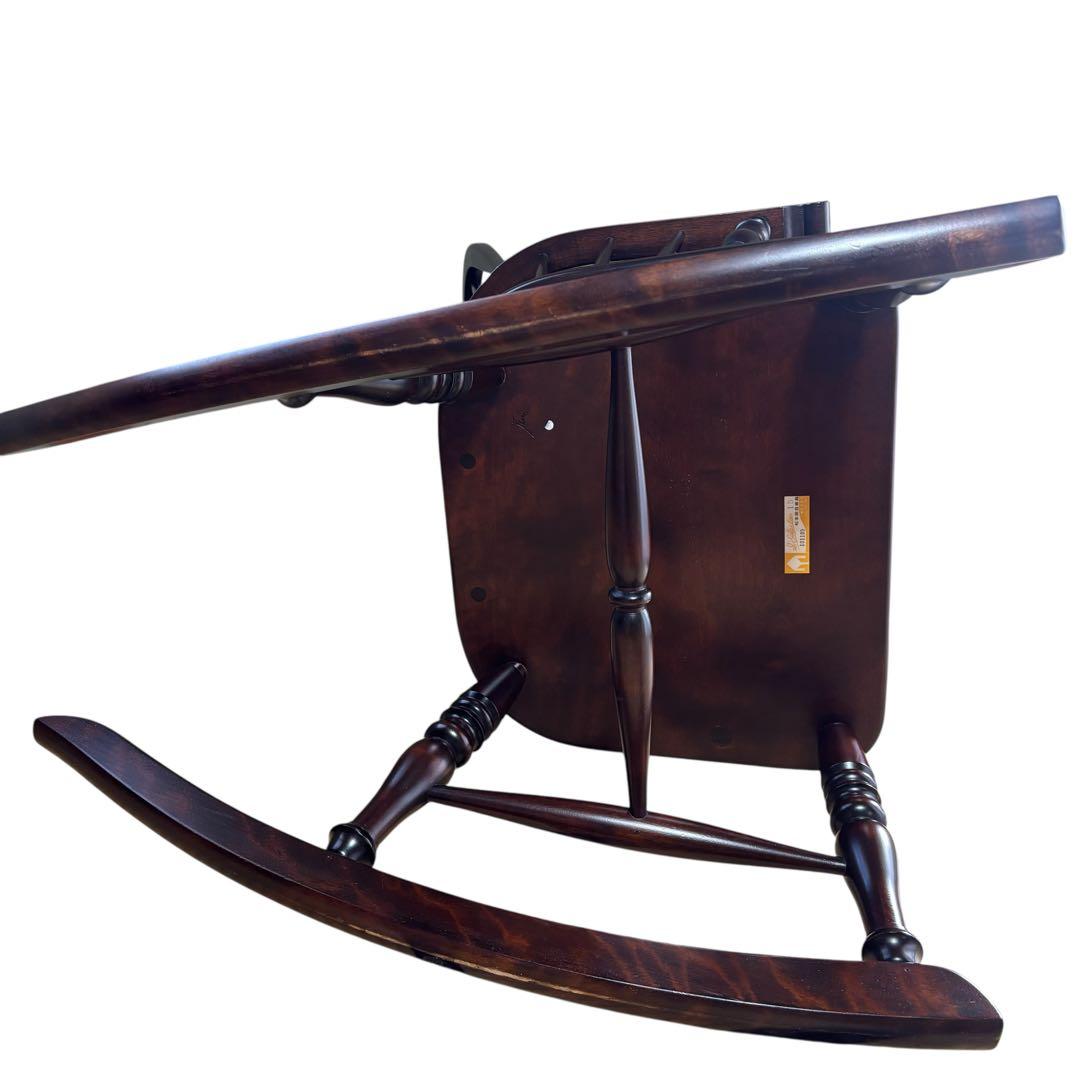 刻印有り 松本民芸家具 W型 ロッキングチェア ミズメザクラ