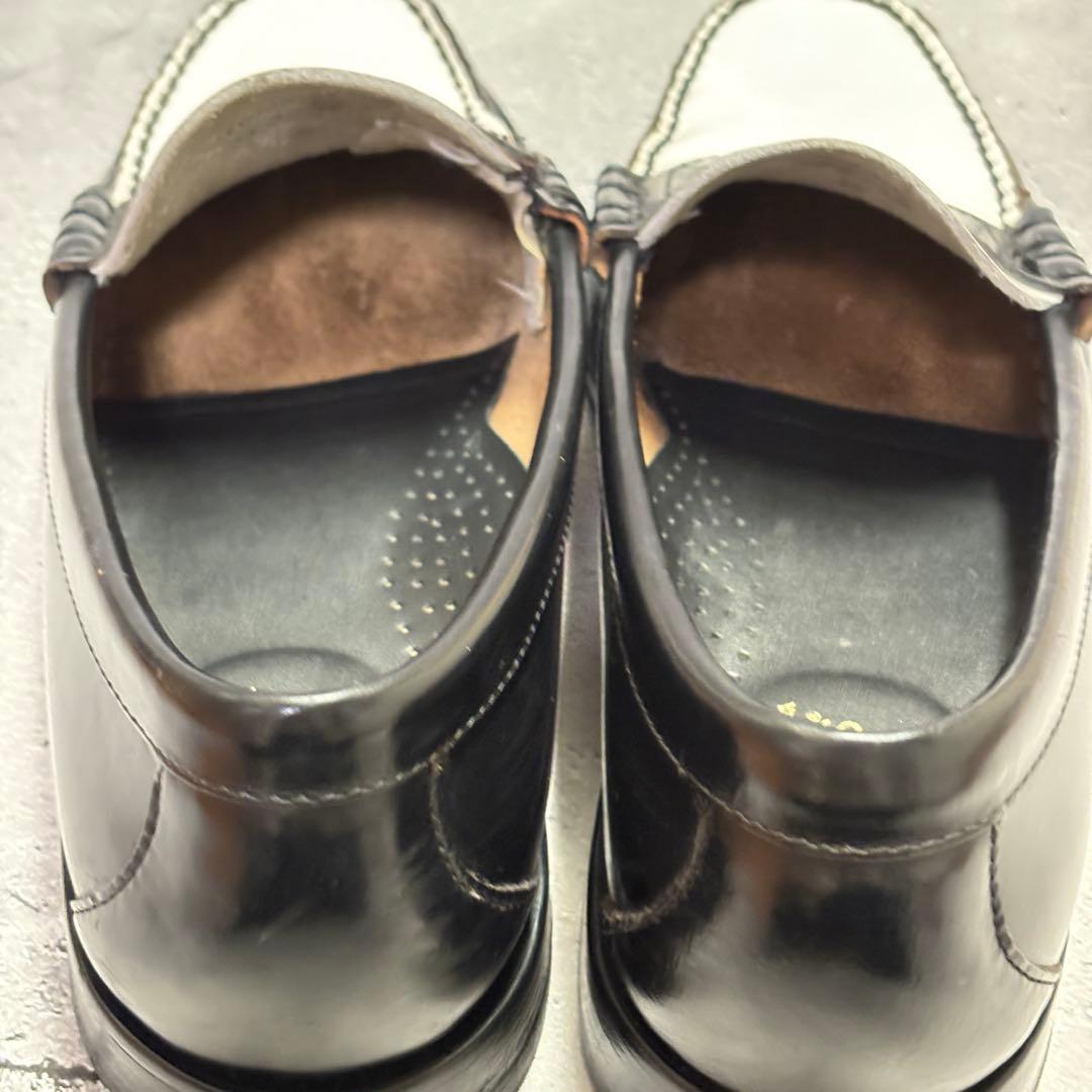 ジーエイチバス　G.H.Bass　革靴　ローファー　バイカラー　42