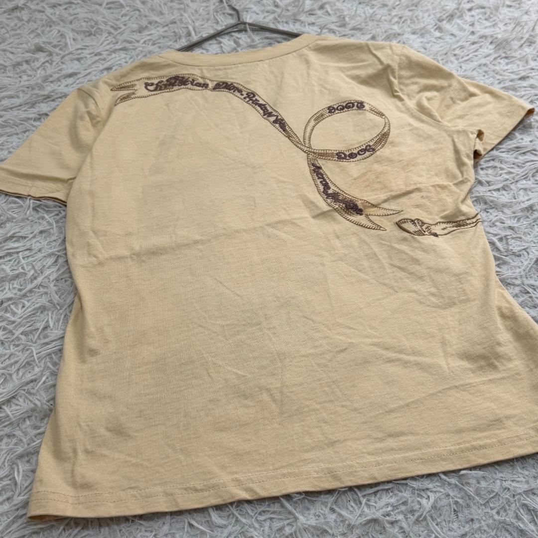 16572✨クリスチャンディオール ガリアーノ期 Tシャツ 刺繍 オブリーク 馬
