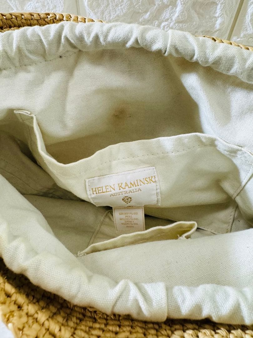 HELEN KAMINSKI ヘレンカミンスキー ラフィアバッグ