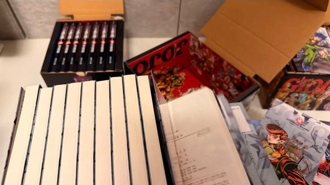 【新品未使用】ジョジョ　文庫版 1-6部　5箱50巻セット　新品