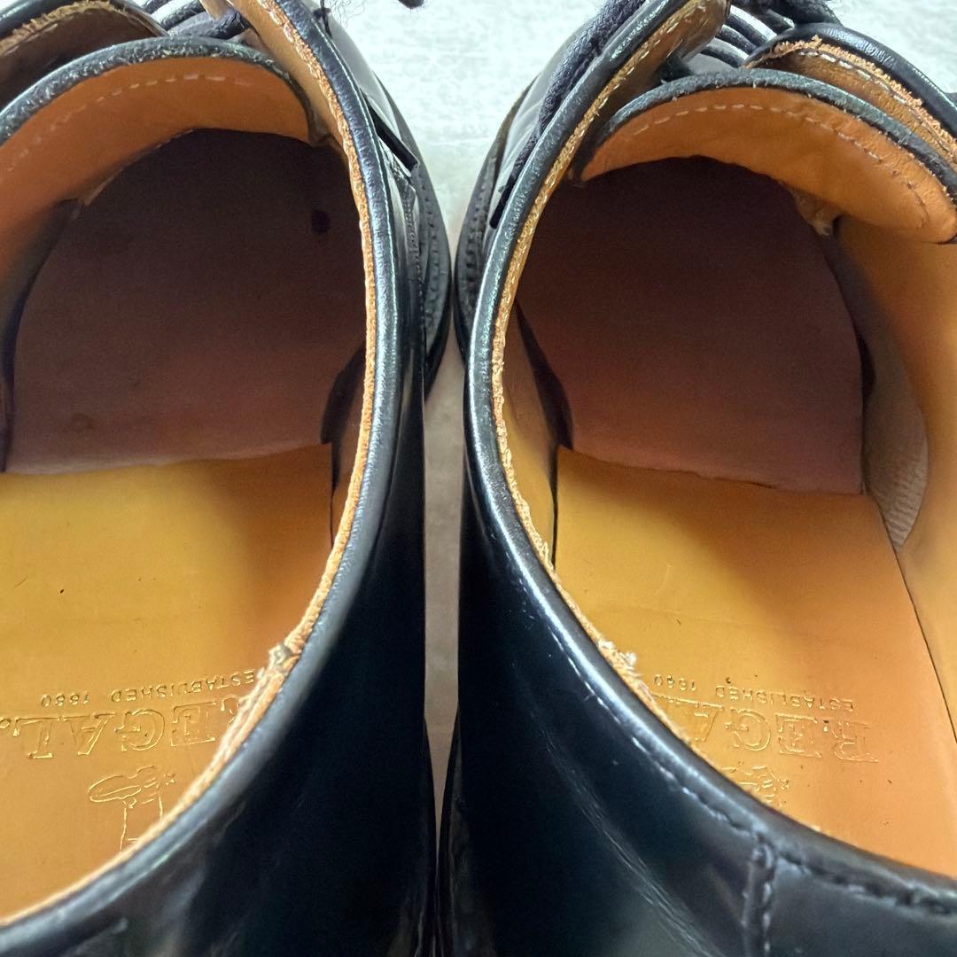 REGAL リーガル プレーントゥ ビジネスシューズ 黒 JU13 26.5㎝