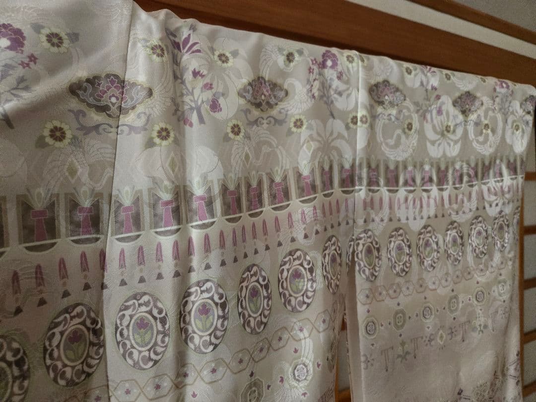 新品❤高級訪問着「和洋が織り成す逸品」東京ますいわ屋誂え◾トールサイズ　裄72