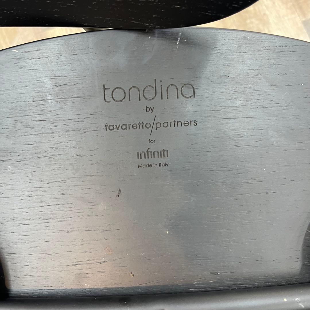 ①ASPLUND トンディーナ　ダイニングチェア　ブラック　イタリア製　2脚