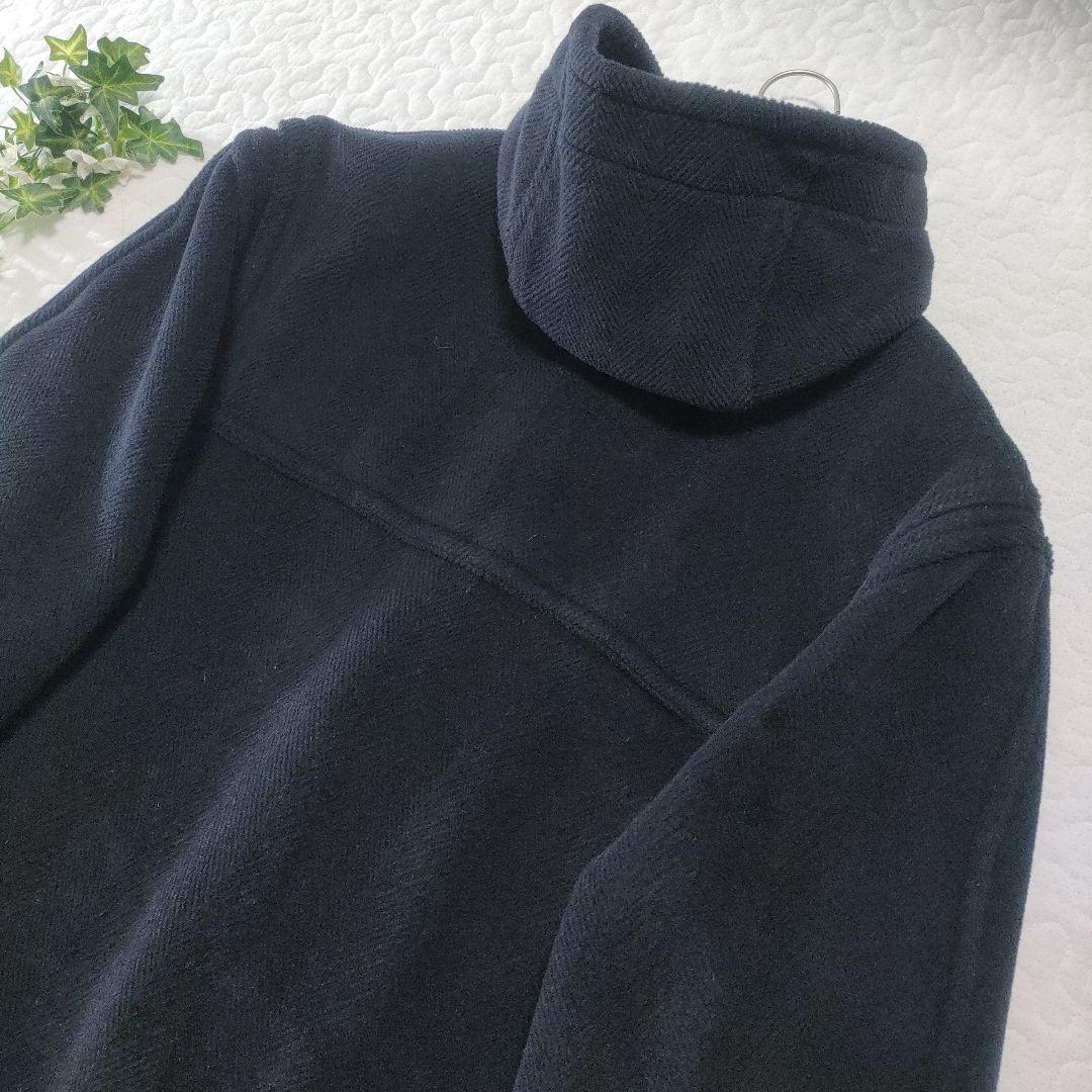 グローバーオール　英国製ダッフルコート　ヘリンボーン　ネイビー　L相当