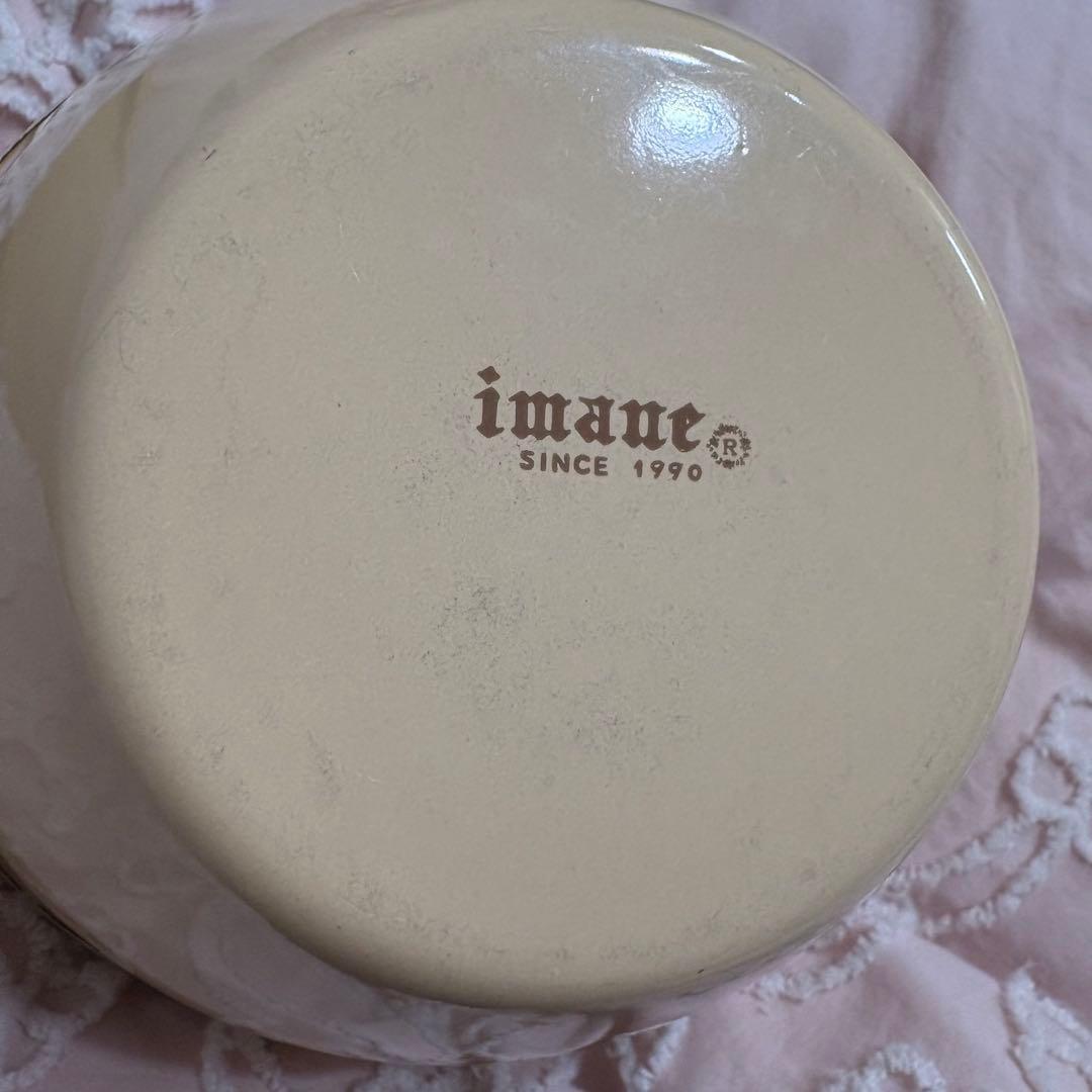 イマン　imane いちご　ストロベリー　アンティーク　レトロ　ホーローボウル