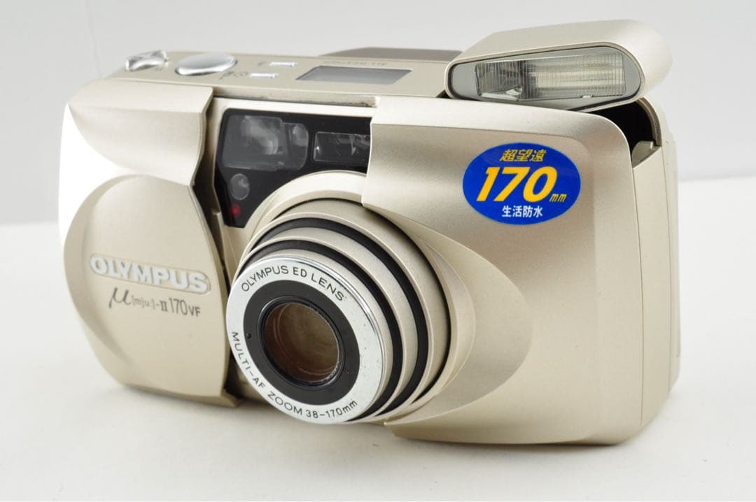 美品　OLYMPUS μ-ii mju 170 VF ミュー フィルムカメラ