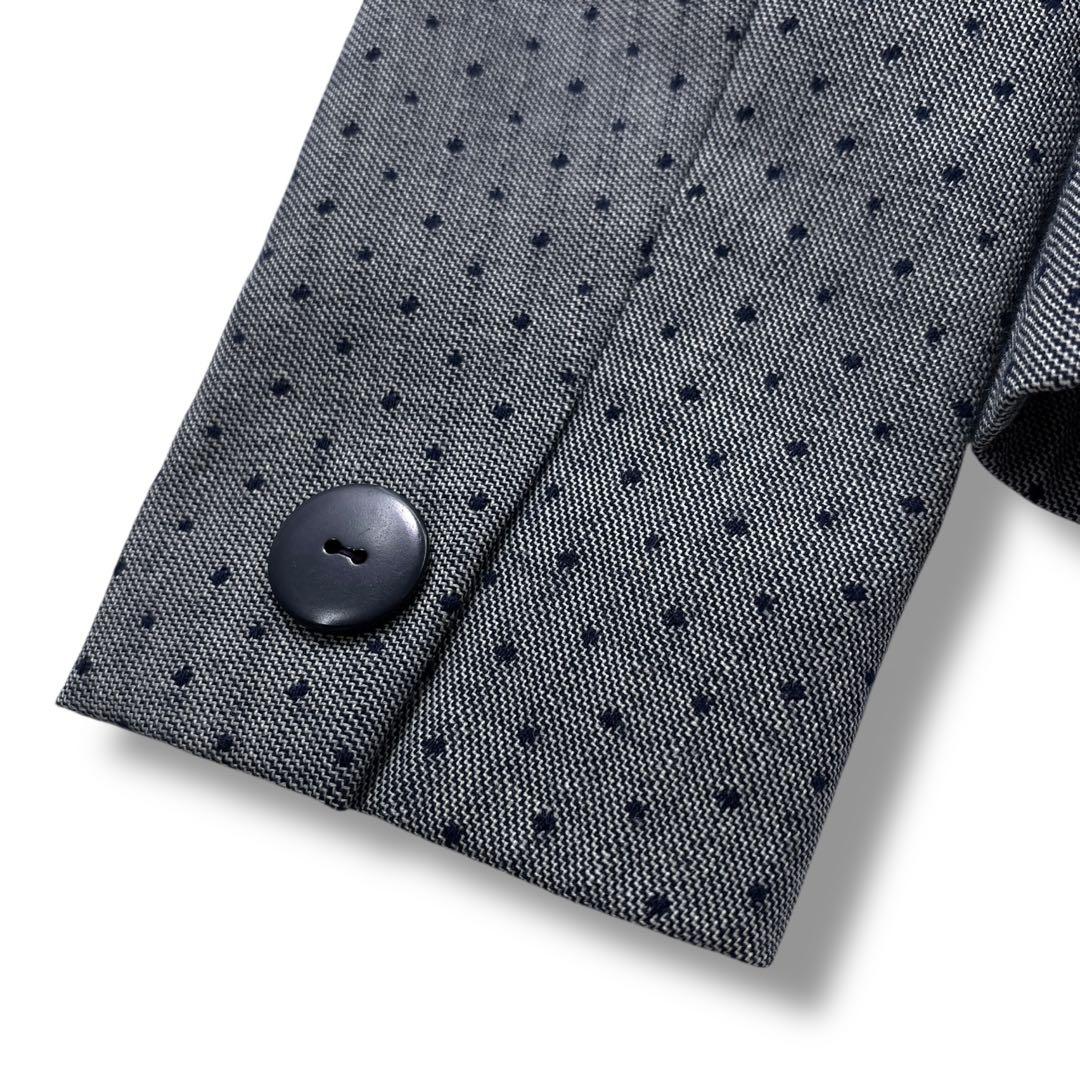 【極美品】Dior ディオール テーラードジャケット ドット柄　フォーマル