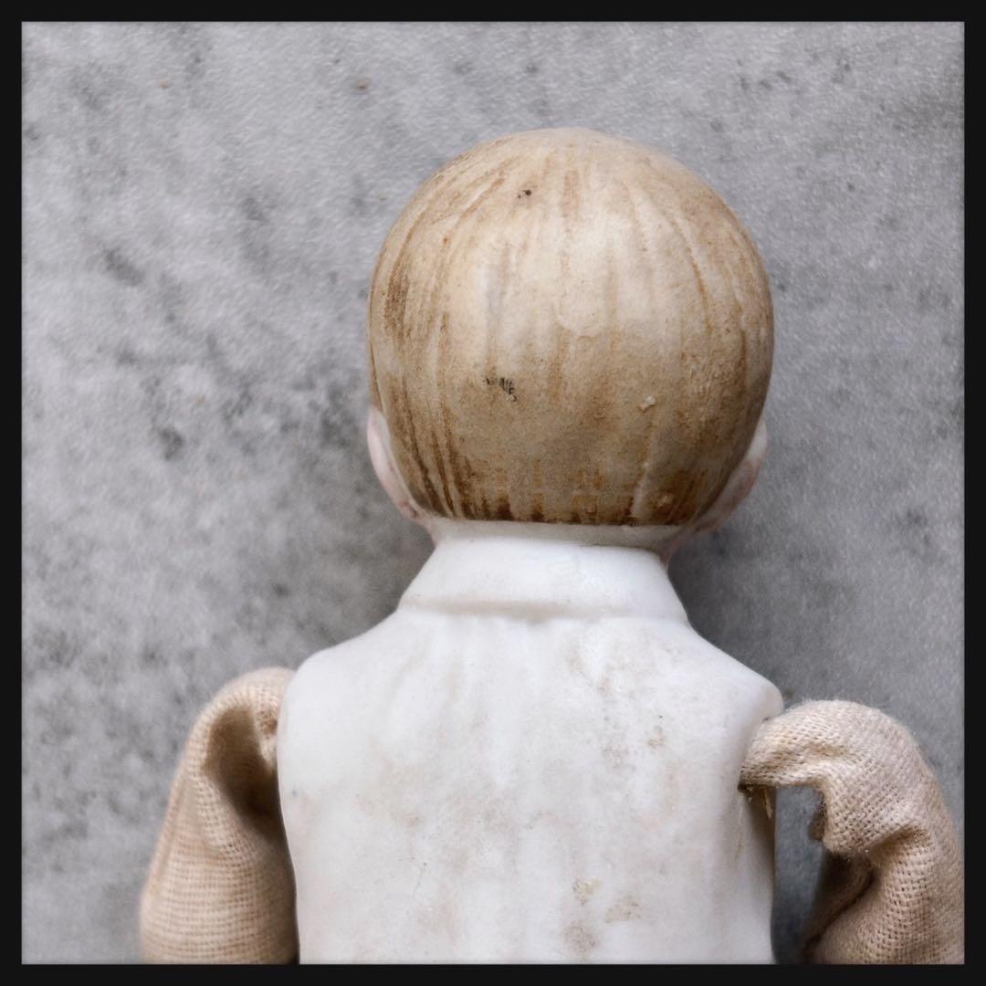 レアアンティーク　ビスクドール Hertwig 社 ブロンドの男の子