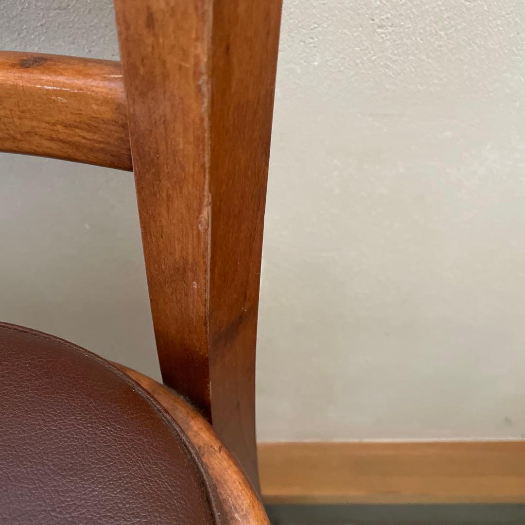 カウンターチェア　木製ハイチェア　1脚①