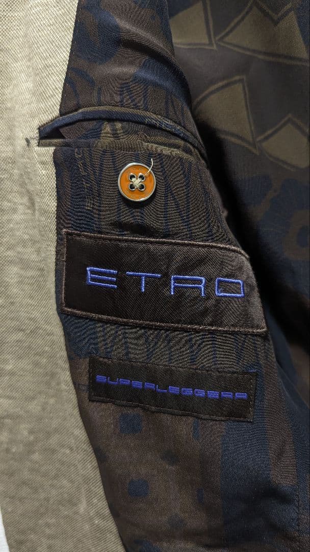 【美品】ETRO エトロ テーラードジャケット 44