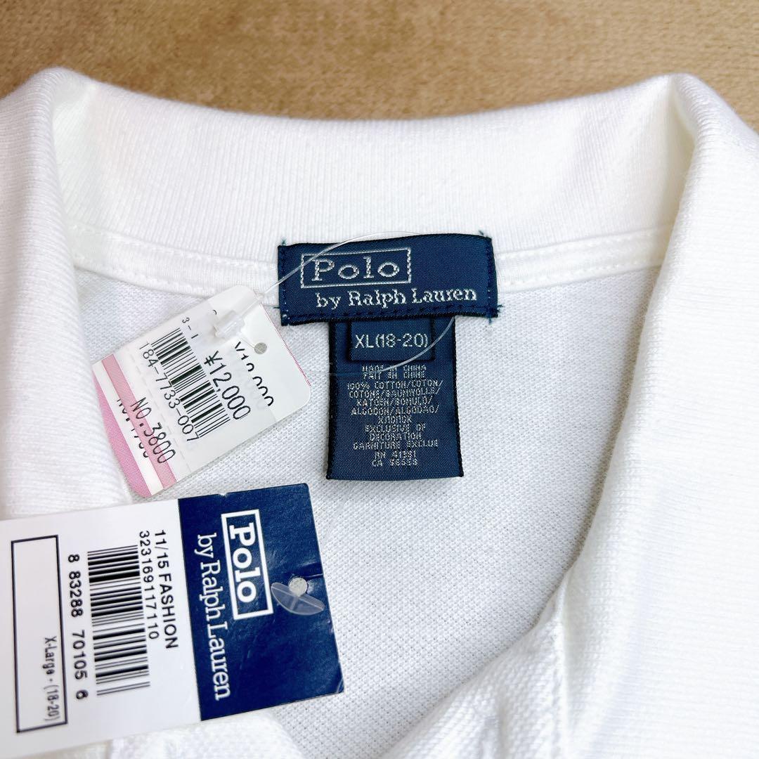 新品・未使用✨ポロバイラルフローレン ポロシャツ ビッグポニー 刺繍 L