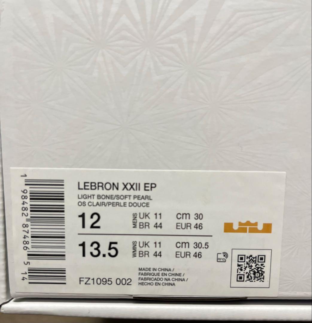 NIKE LEBRON 22 EP ナイキ レブロン 30cm 箱付き