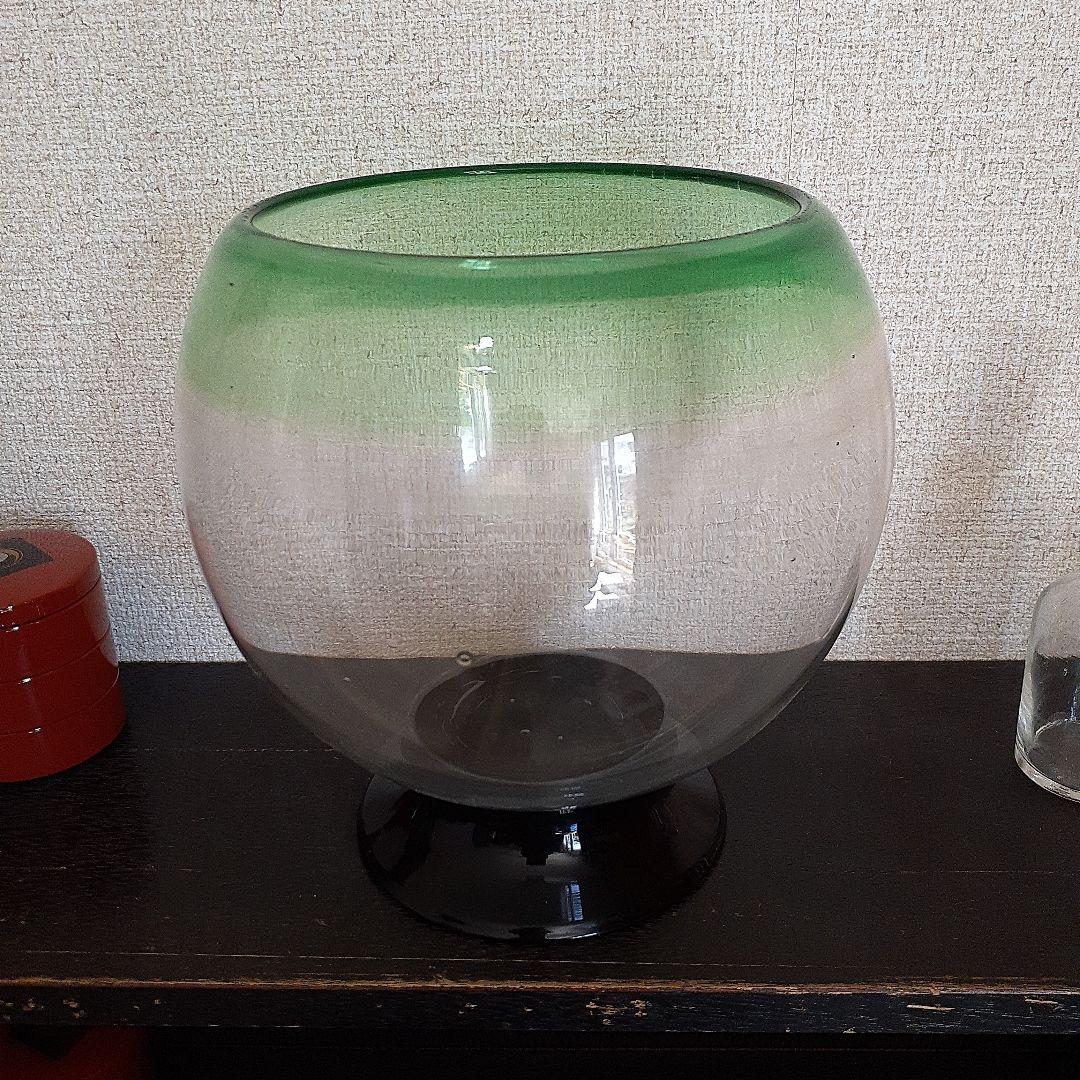 「ペコ」　　　　　　　　　アンティーク硝子　大正ロマン　とろとろガラス