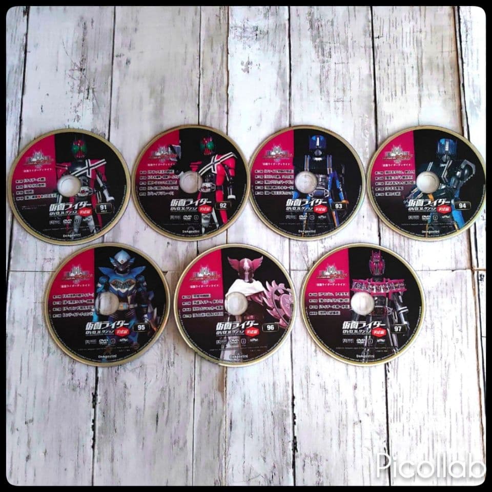 仮面ライダーDVDコレクション 平成編 DVD全巻 97枚セット 一部未使用品