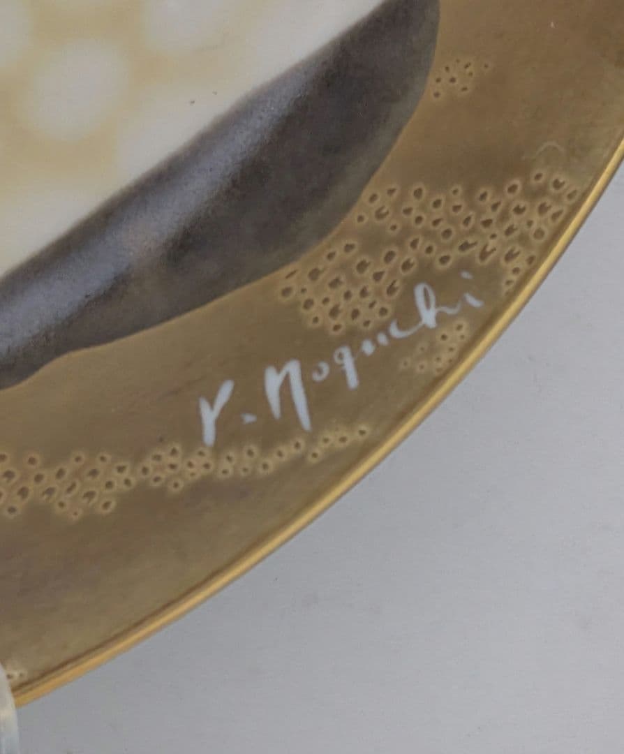 【ノリタケスタジオコレクション】手描き鴨絵皿 Y.Ｎoguchi.