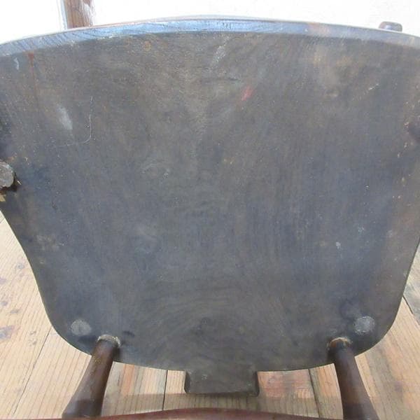 イギリス アンティーク 家具 アームチェア キッチンチェア 英国 4733e