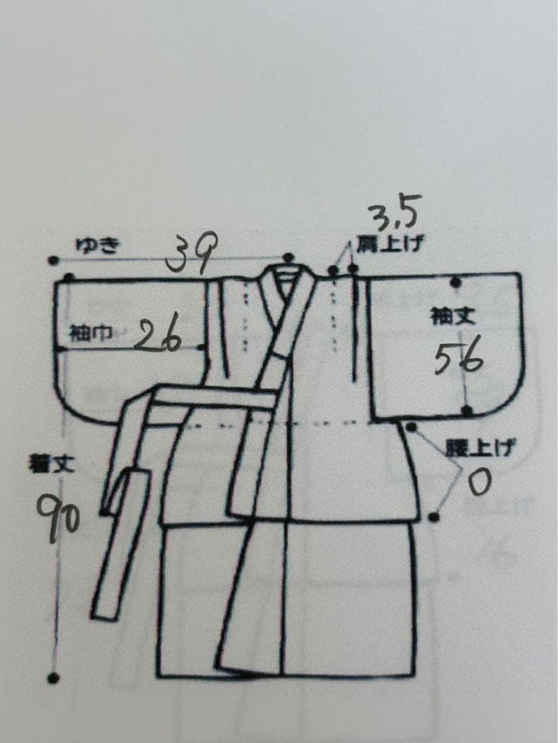 フルセット　七五三３歳女の子　きもの　被布　赤　御所車　長襦袢付　小物　7049