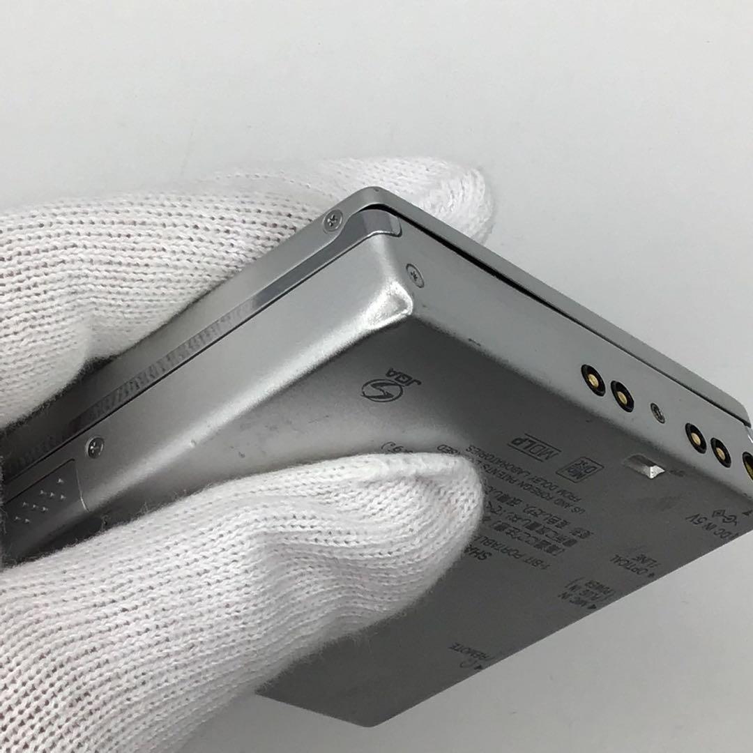 動作品 SHARP MD-DR7 シルバー シャープ MDプレーヤー レコーダー