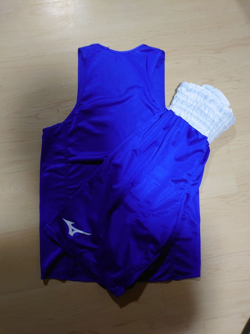 Mizuno ボクシングウェア 青 赤 セット