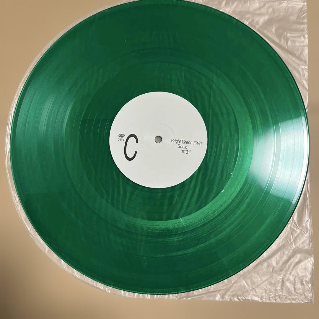 SQUID BRIGHT GREEN FIELD クリアグリーン レコード