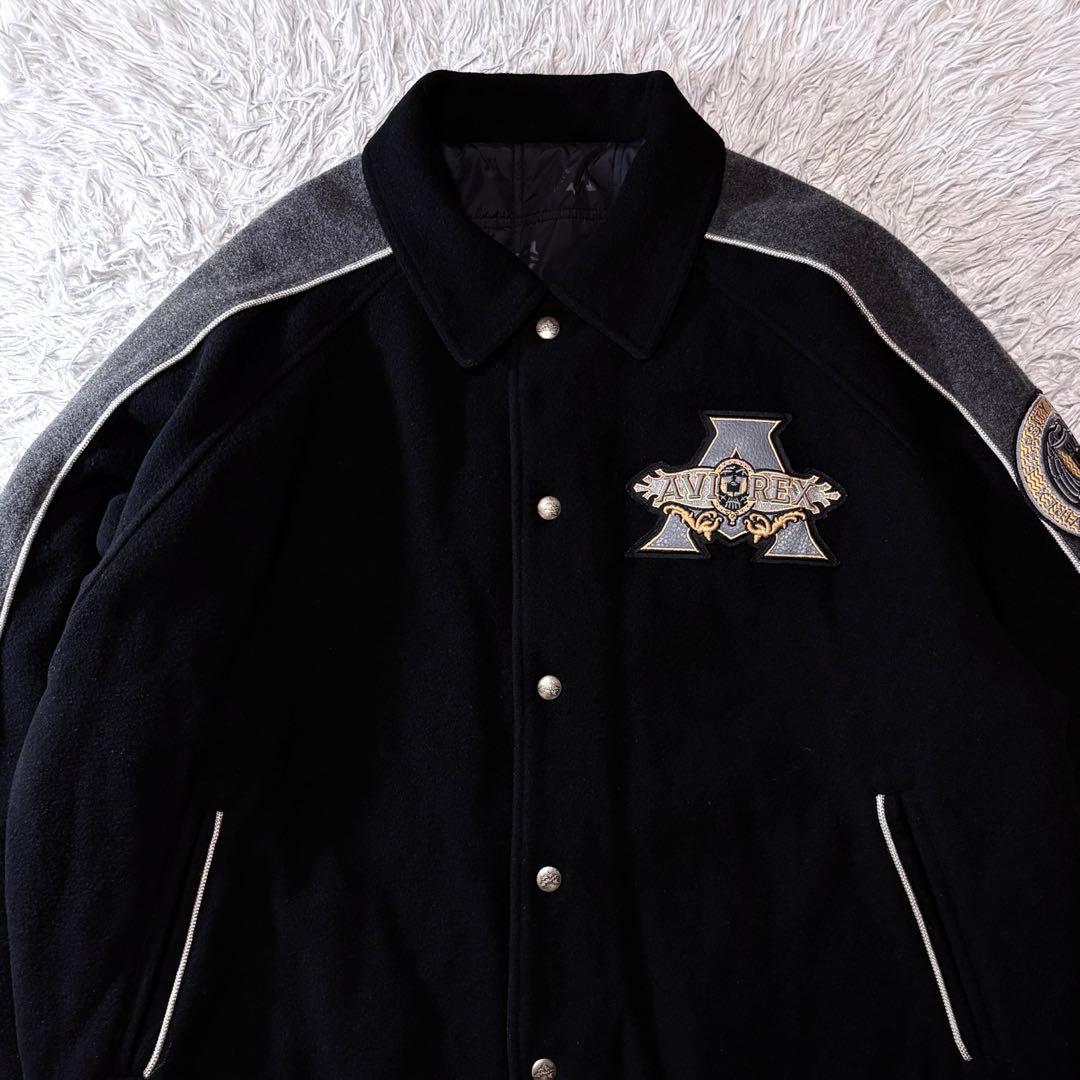 ひー✨90s AVIREX リバーシブルスタジャン キルティング