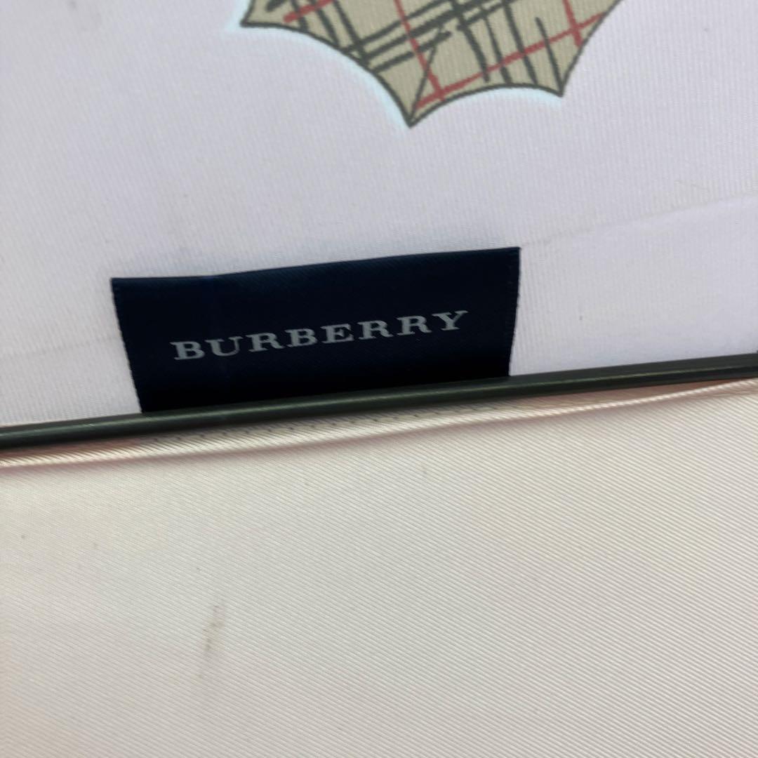 バーバリー チェック柄 クマ ベア 長傘 雨傘 傘 アンブレラ レディース