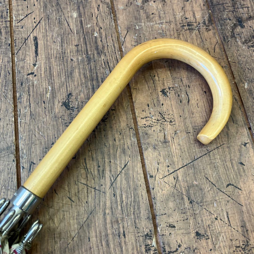 バーバリー チェック柄 クマ ベア 長傘 雨傘 傘 アンブレラ レディース