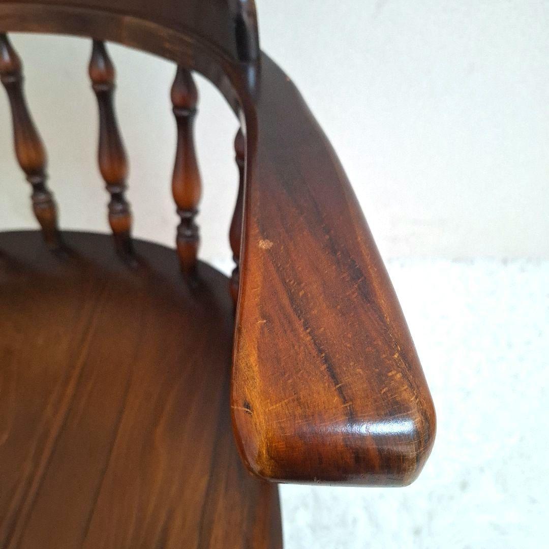 飛騨産業 アームチェア ダイニングチェア キツツキマーク