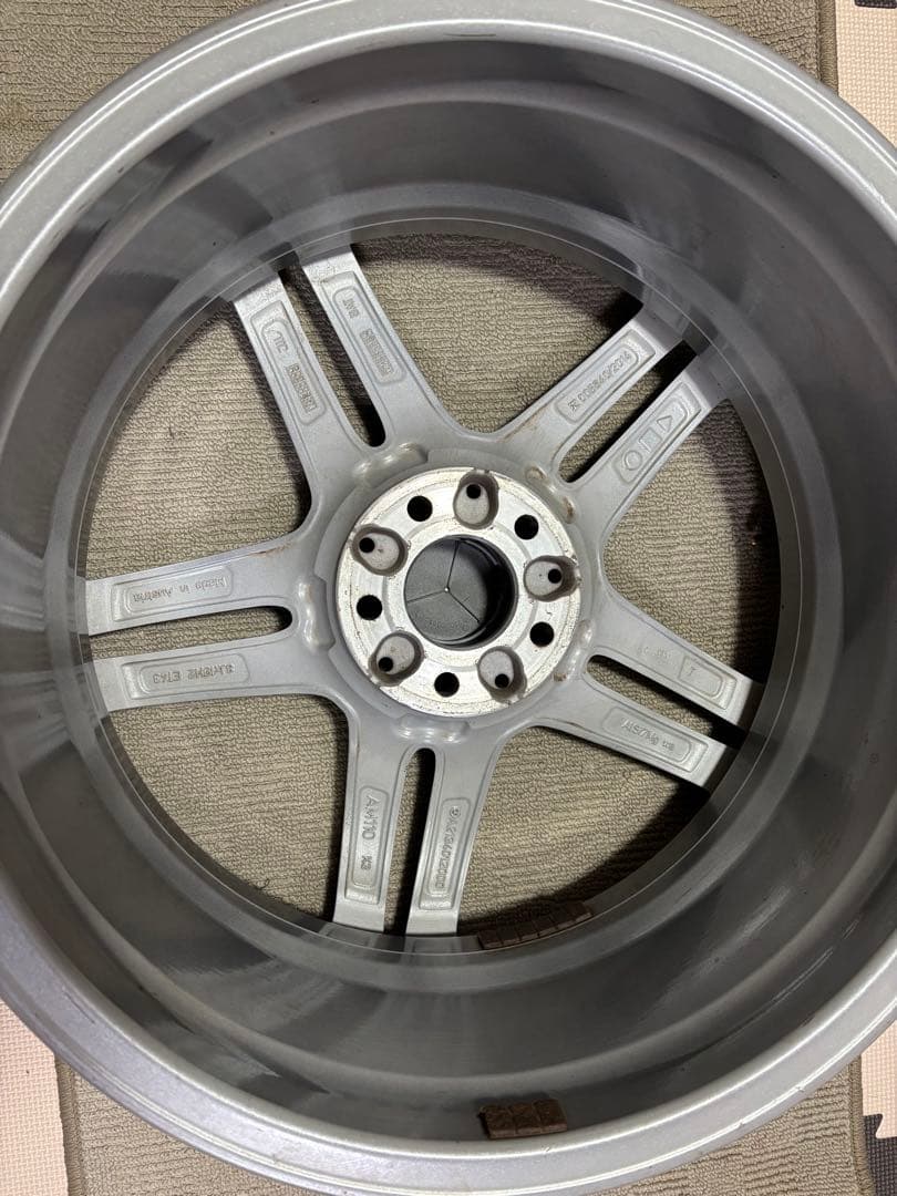 メルセデスベンツ　Eクラス　19インチ　5本ツインスポークアルミ　4本セット中古