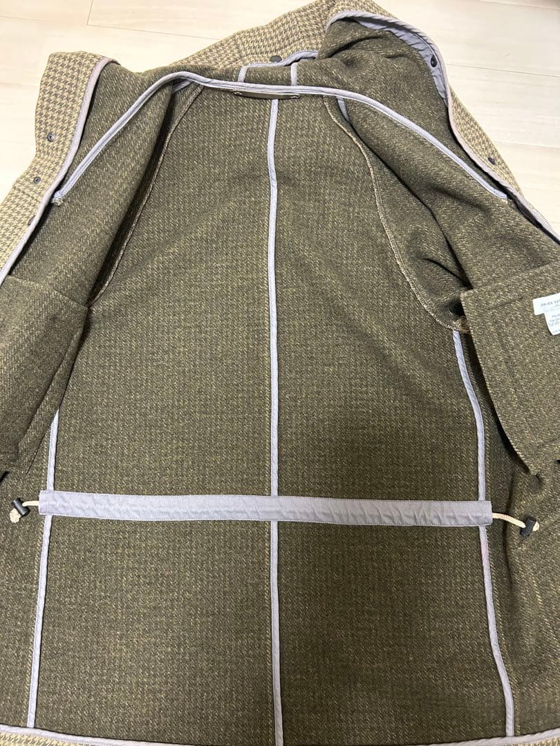 ク*ロ様 DRIES VAN NOTEN チェック柄フード付きアウター