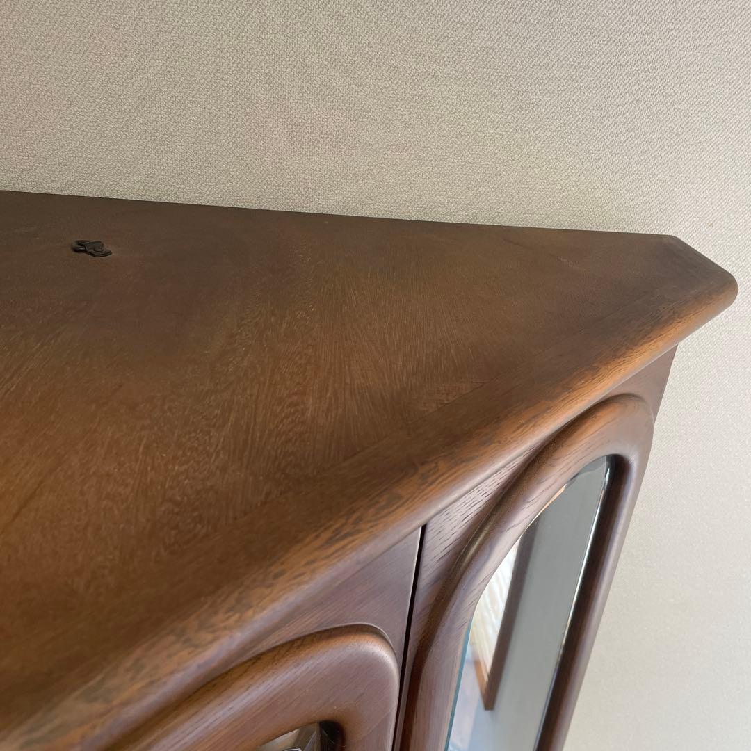 【カリモク KARIMOKU】コーナーキャビネット ガラスケース