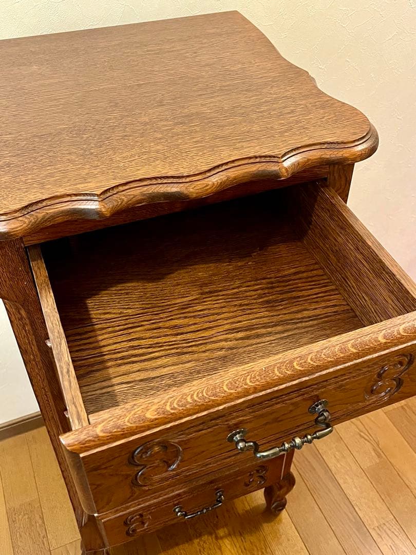 ルーマニア製 5段チェスト チェスト 輸入家具 三越ブルージュ クラシック猫足