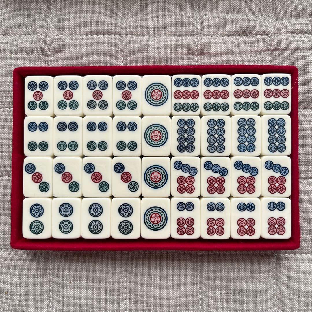 麻雀牌 (麻雀牌セット) 特選仕上 任天堂 背黒牌