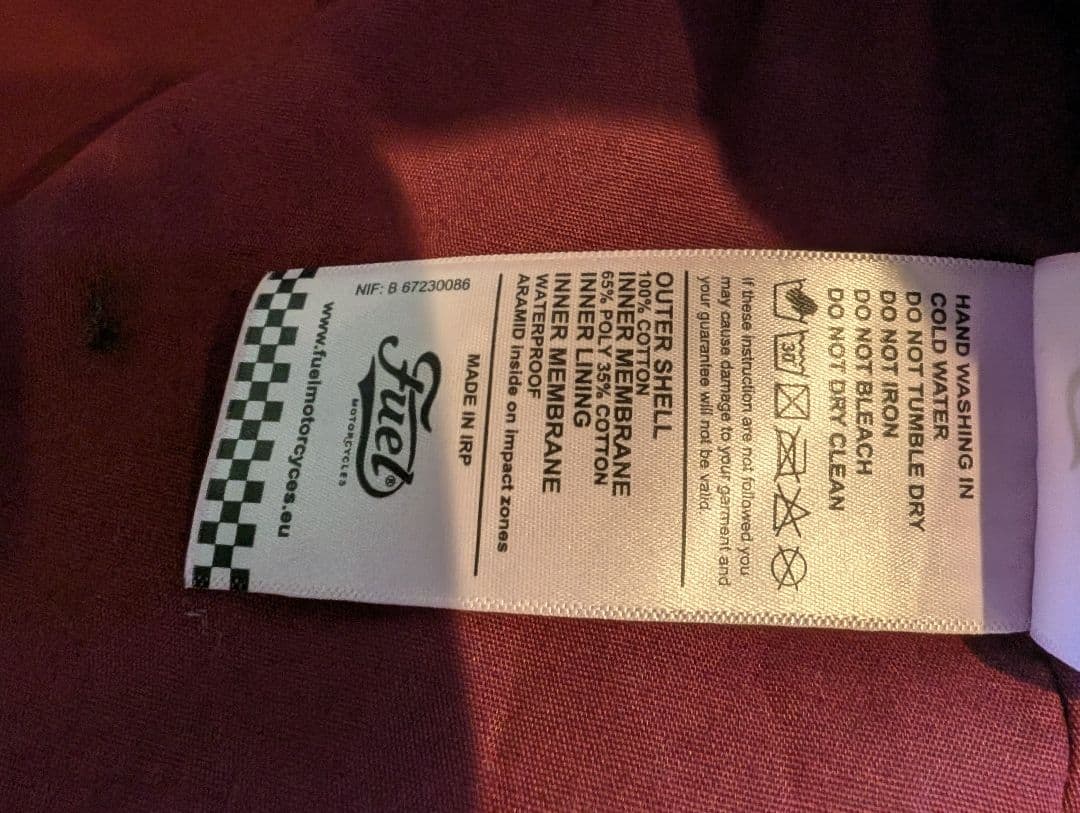 fuel motorcyclesSchottvansonトライアンフベルスタッフ