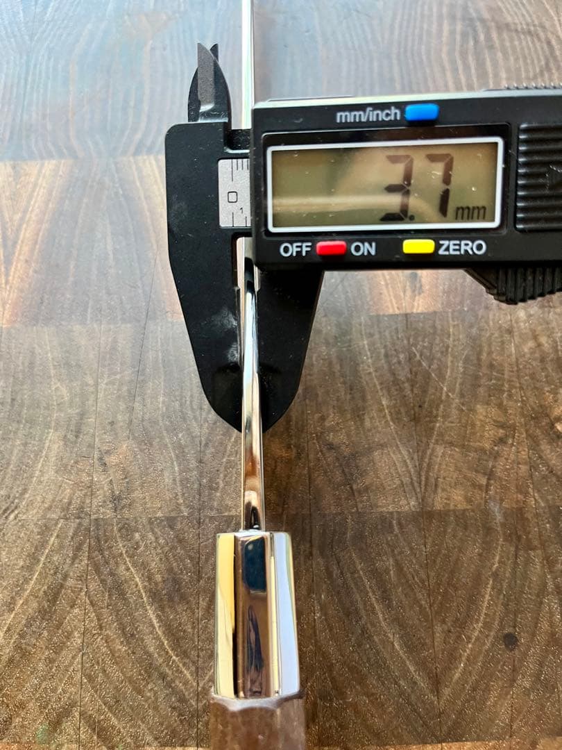 土佐打刃物 黒鳥鍛造工場 200mm 両刃 柳刃 刺身　包丁 銀三鋼 鏡面仕上