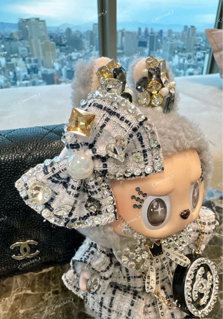 スワロフスキー　デコレーション ラブブ マカロン　ソイミルク　シート　クク