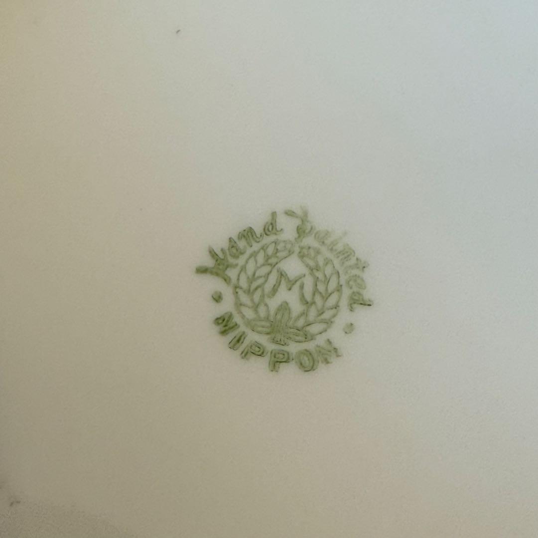美品　希少　ノリタケ刻印あり　陶器製ボウル皿大　1884年代製