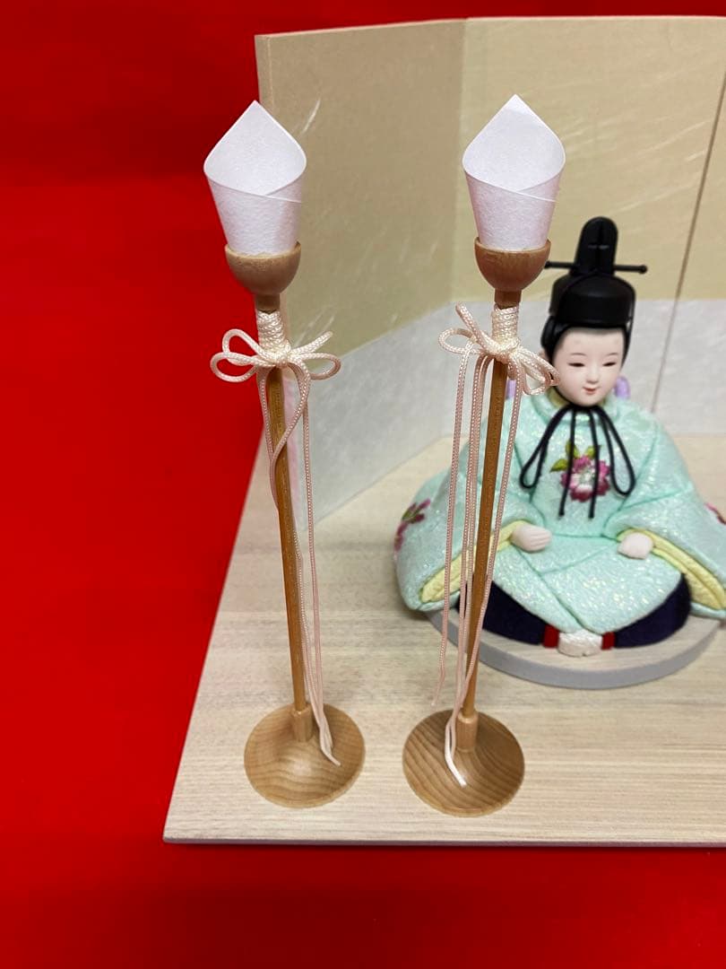 東京久月　木目込人形　ほのか　親王飾り・頭：杉田明十志　原作・木目込：新井久夫